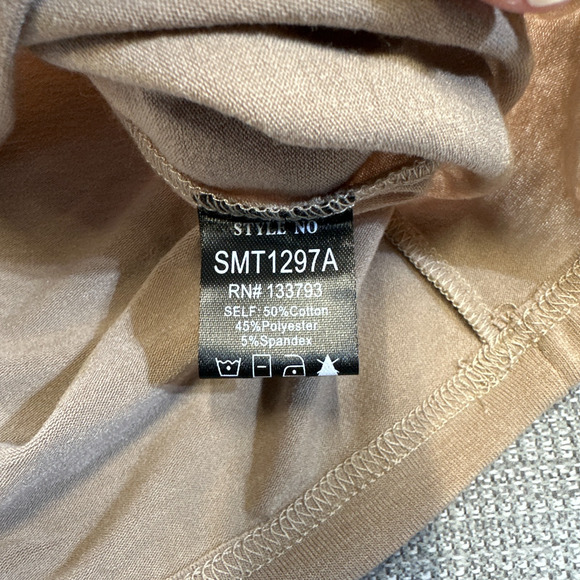 POL Cami Top  Womens Large Taupe Lace Trim‎ Y2K Lingerie Style Feminine Whimsy - Picture 5 of 9